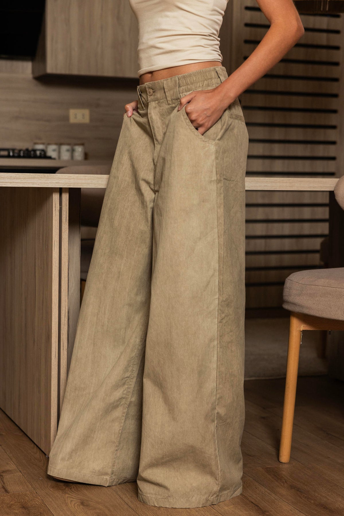 Gabardine Pants