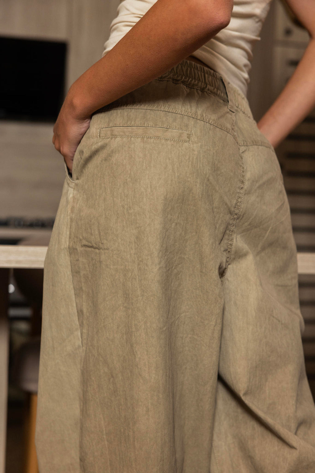 Gabardine Pants