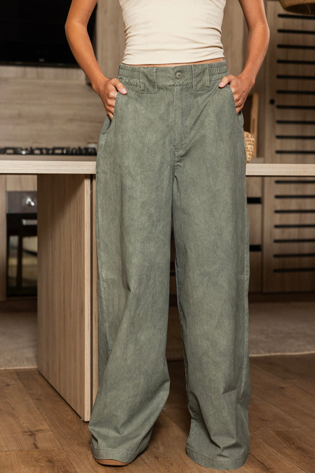 Gabardine Pants