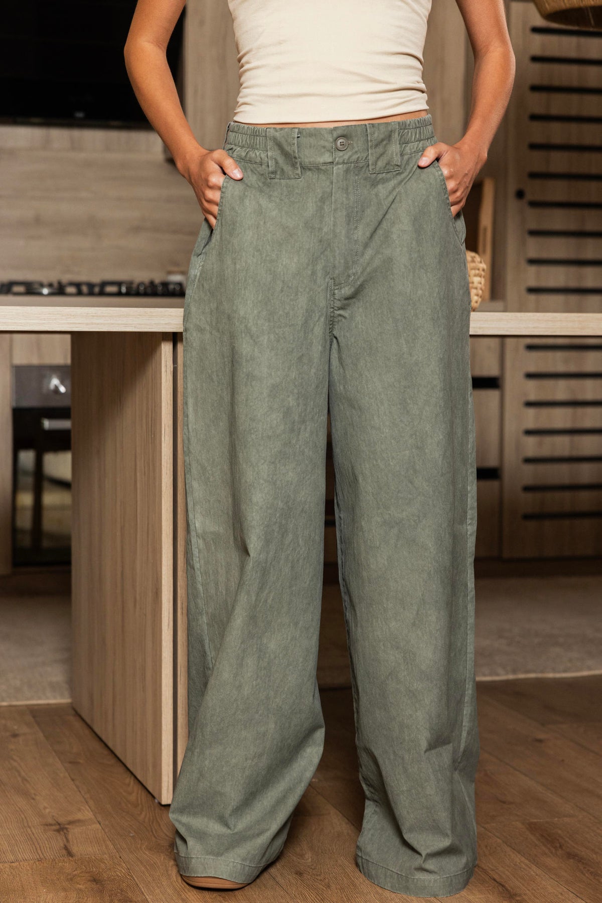 Gabardine Pants