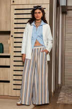 Striped Wide Leg Pants