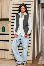Gabardine Vest