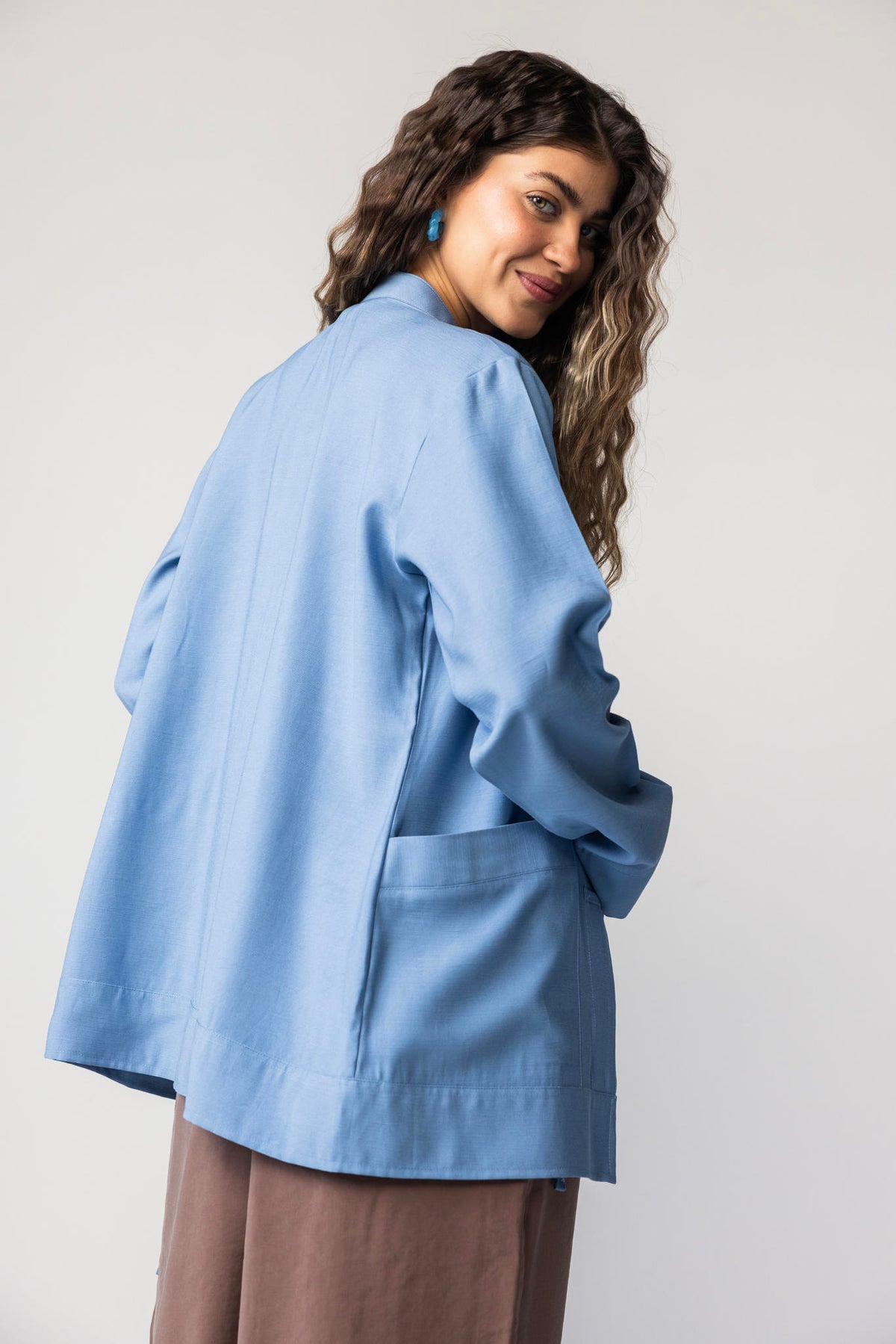 Soft Tie-Cardigan