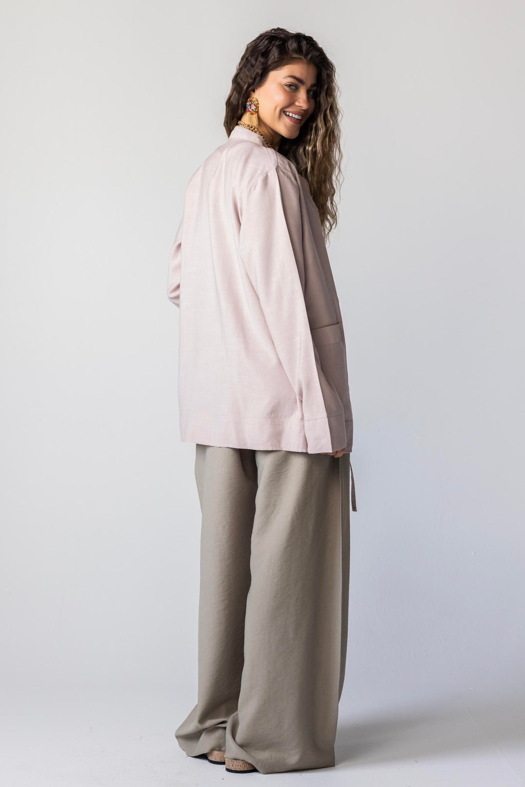 Soft Tie-Cardigan
