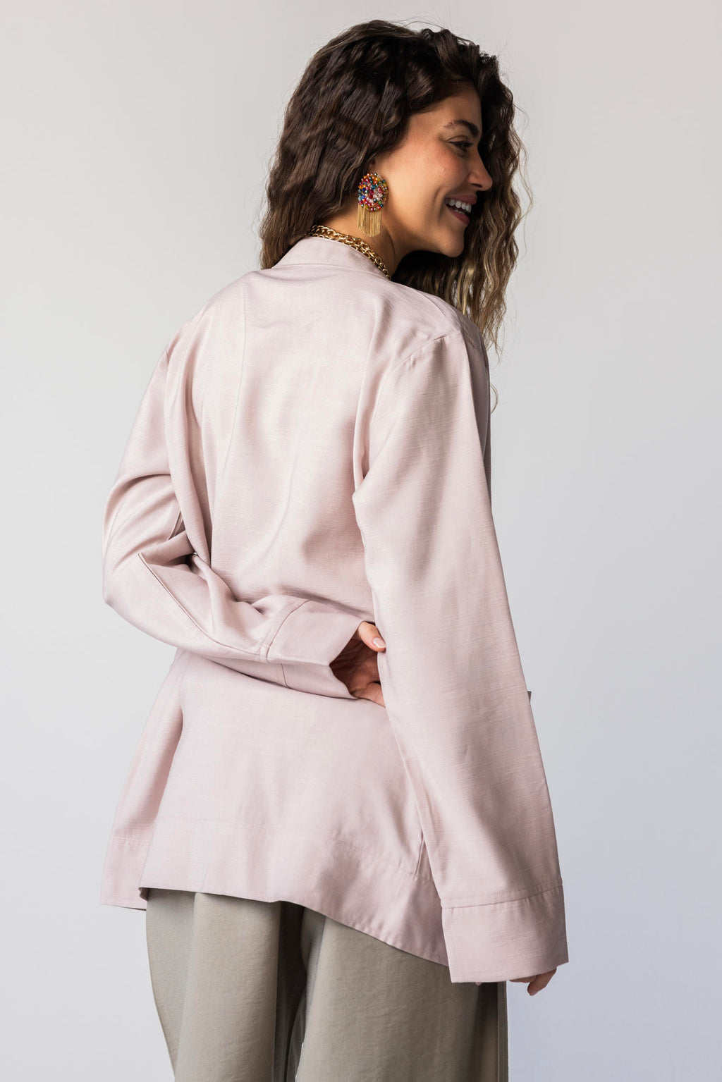 Soft Tie-Cardigan
