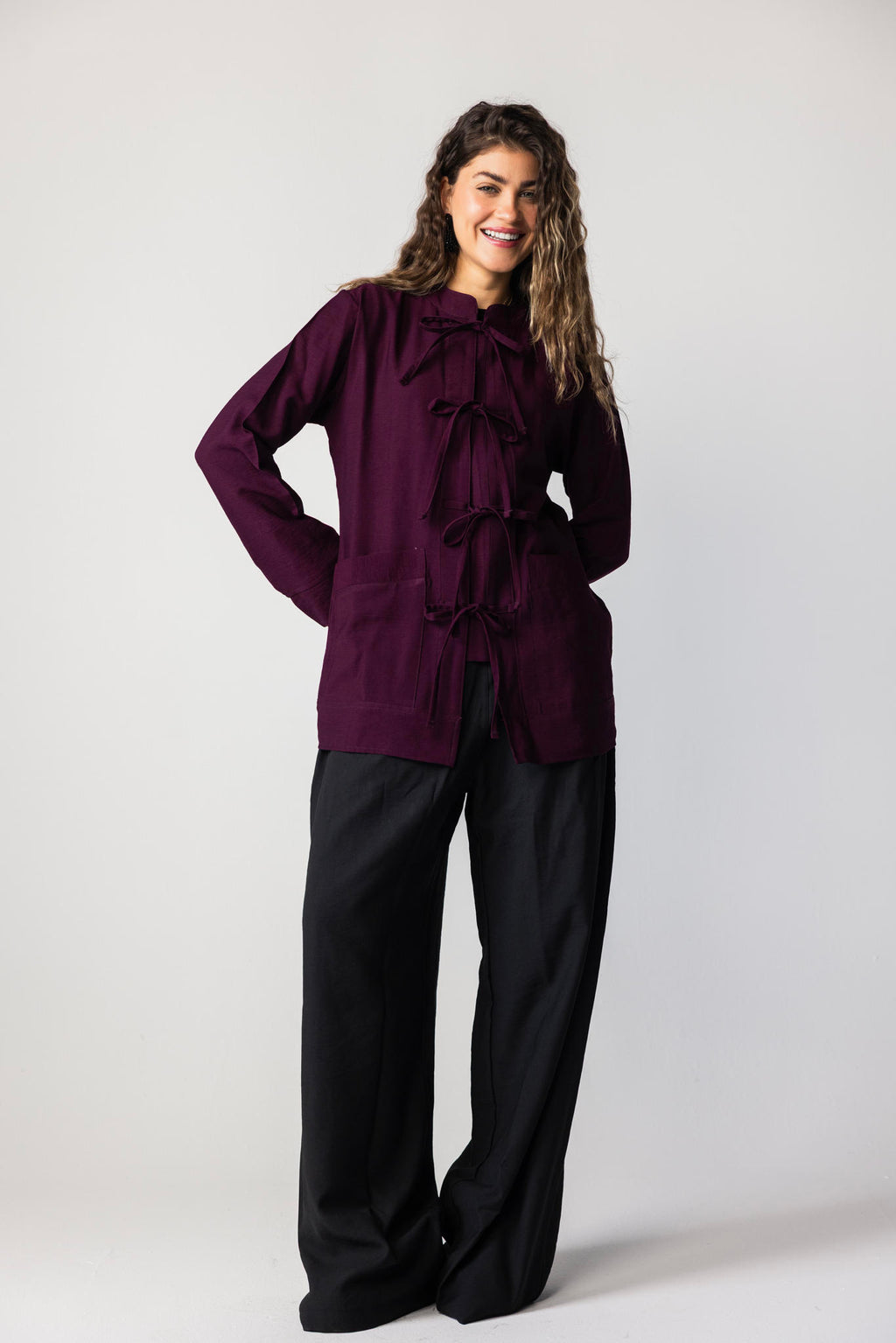 Soft Tie-Cardigan