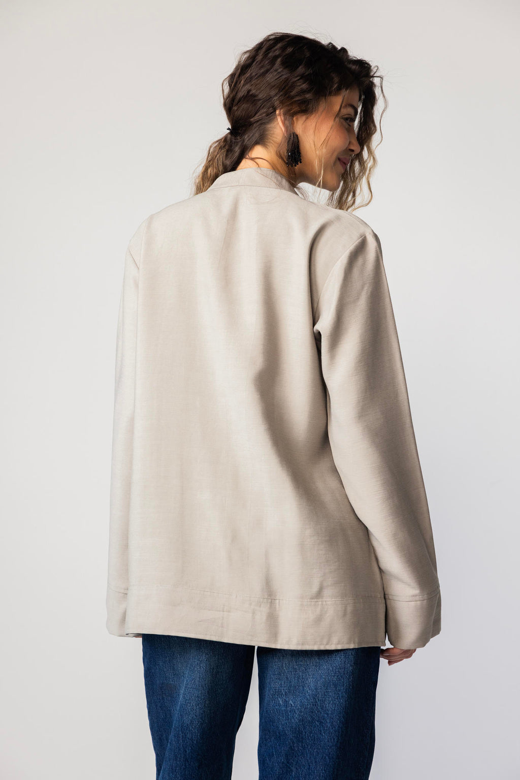 Soft Tie-Cardigan