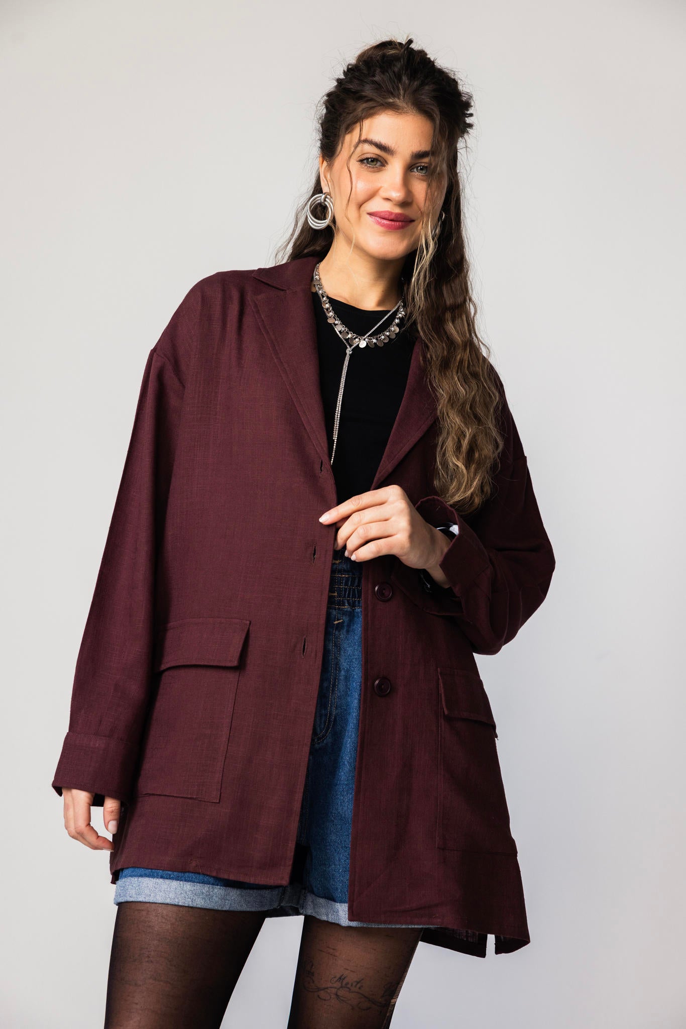 Luna Linen Blazer