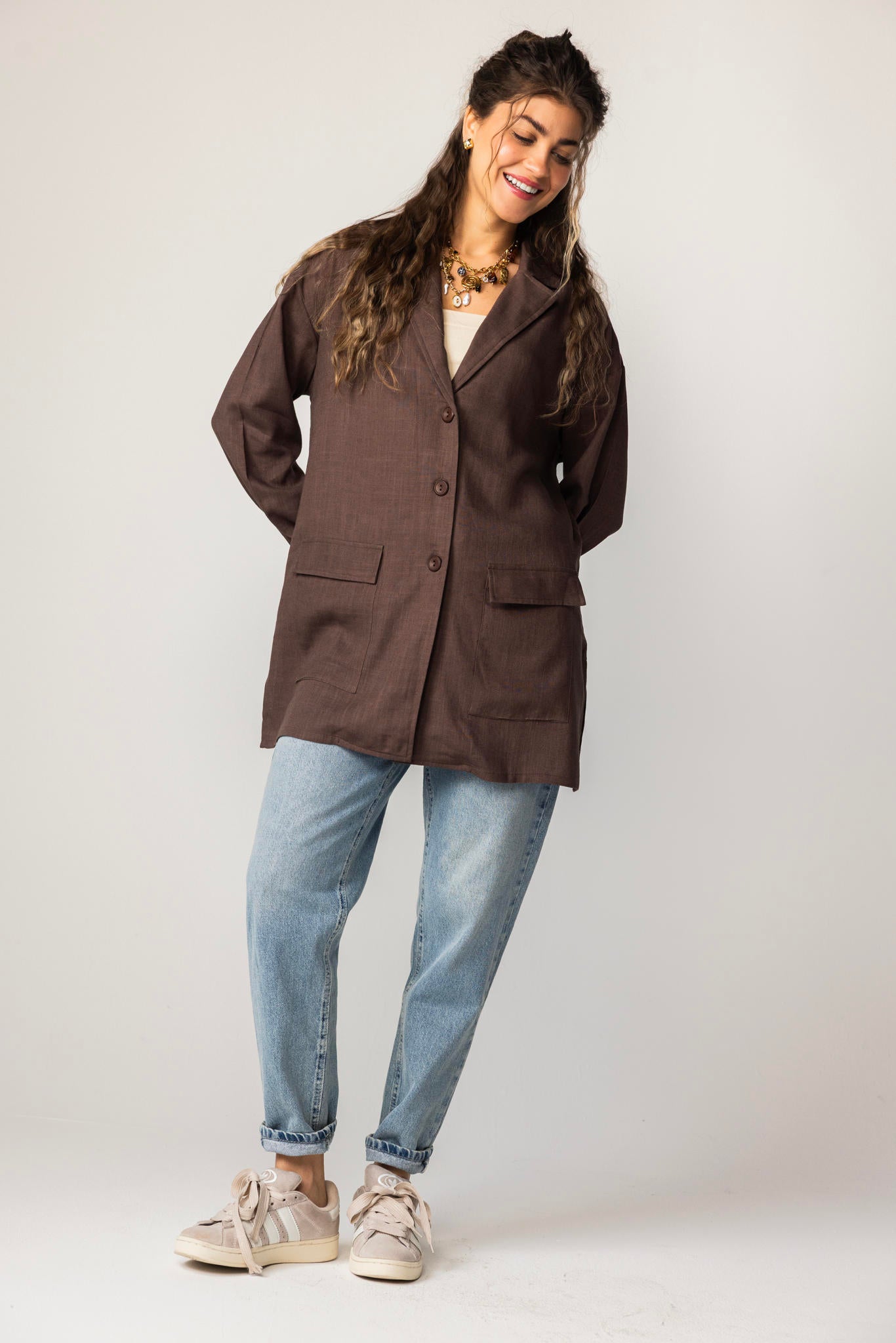 Luna Linen Blazer