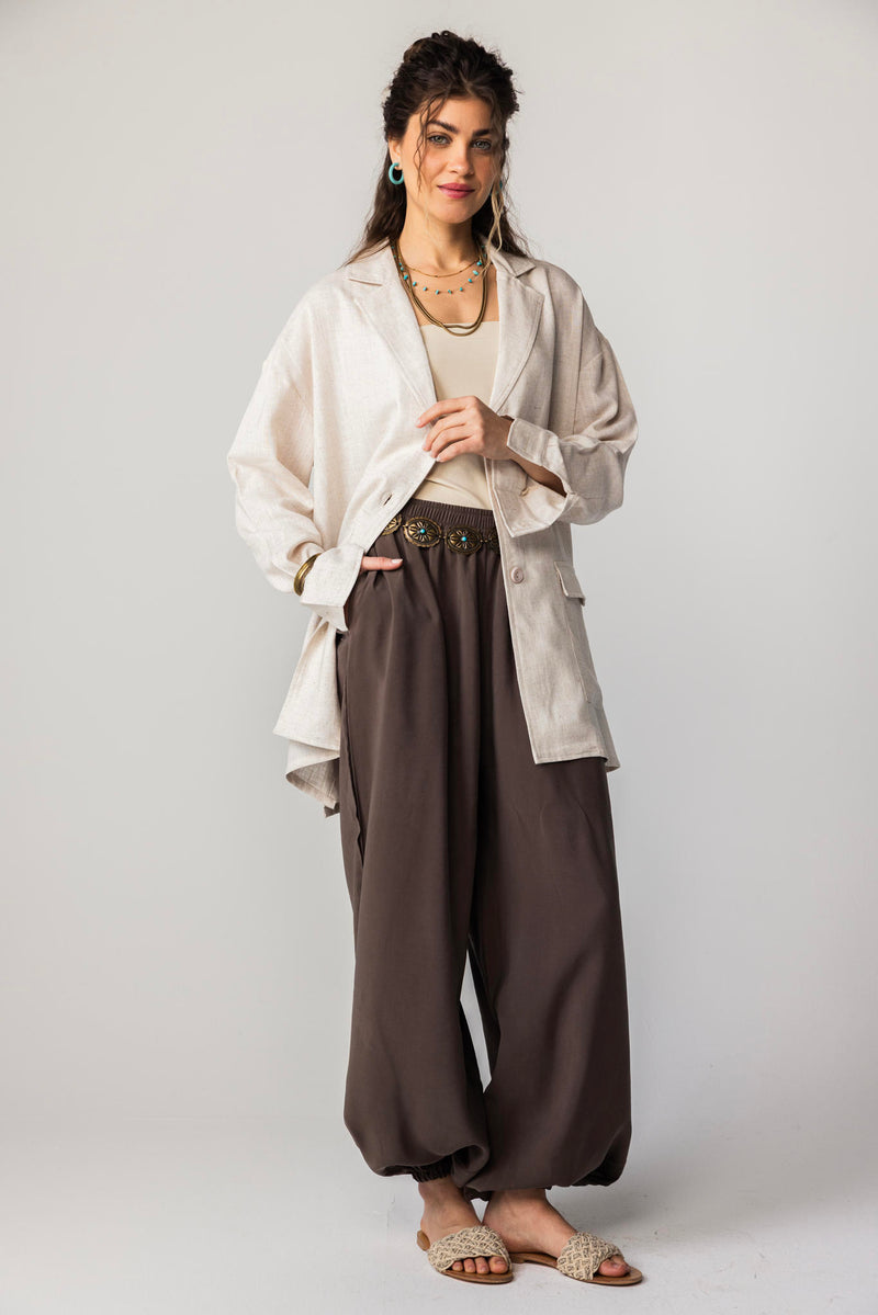 Luna Linen Blazer