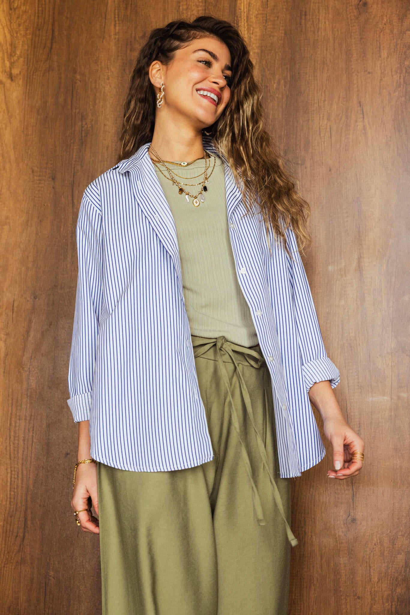 ٍSlim Fit Striped Shirt