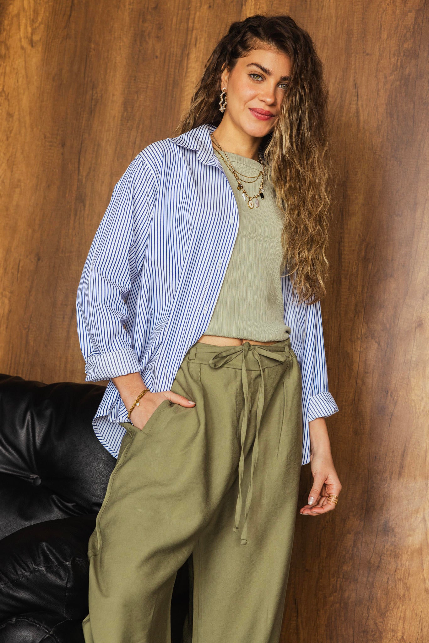 ٍSlim Fit Striped Shirt