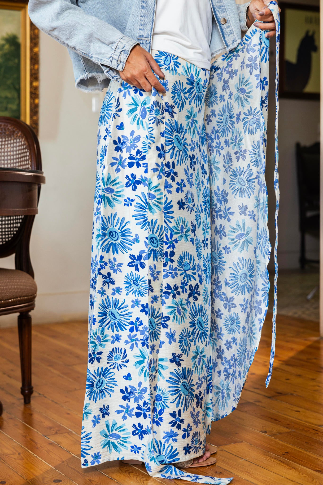 Floral Wrap Skirt
