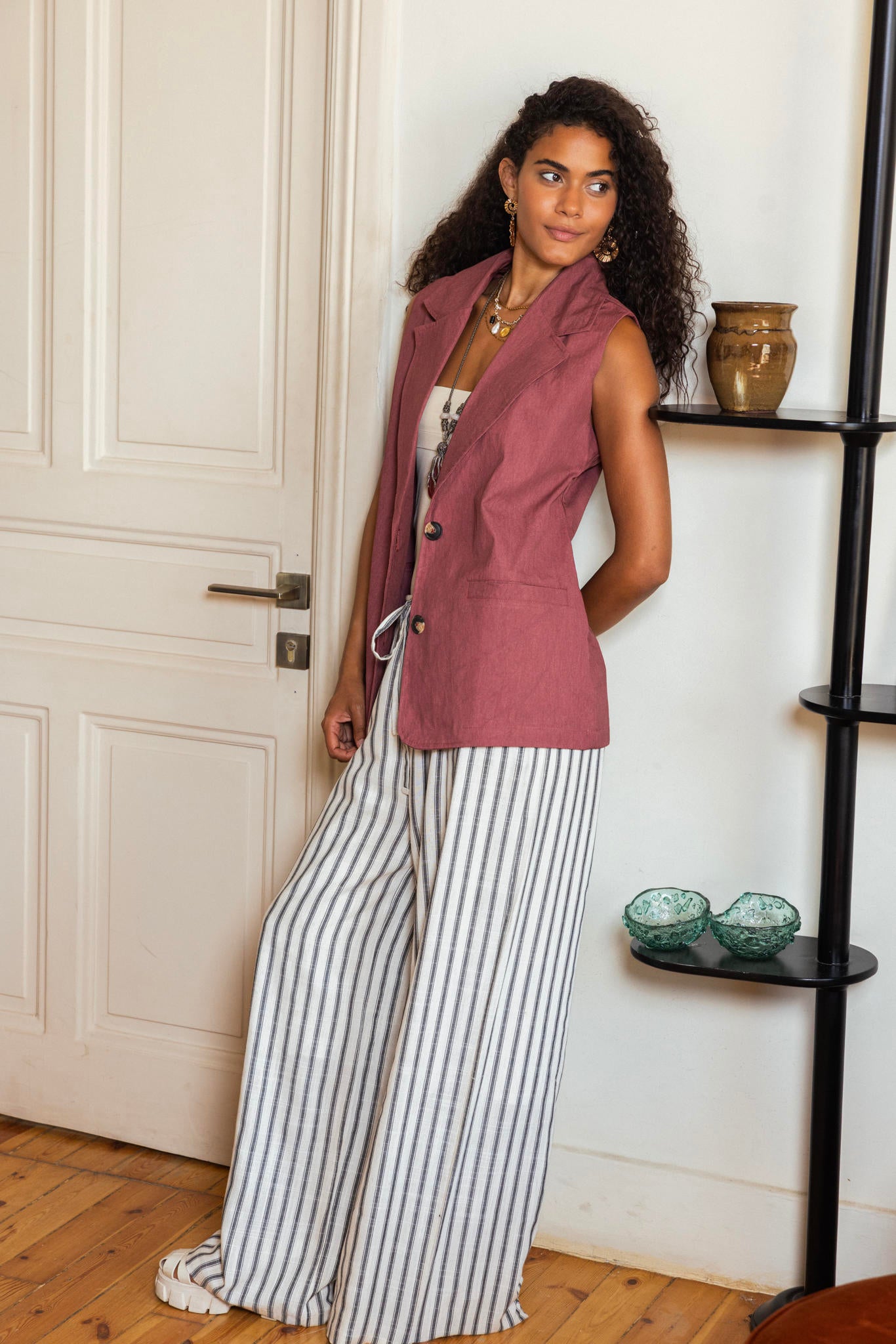 Gabardine Vest