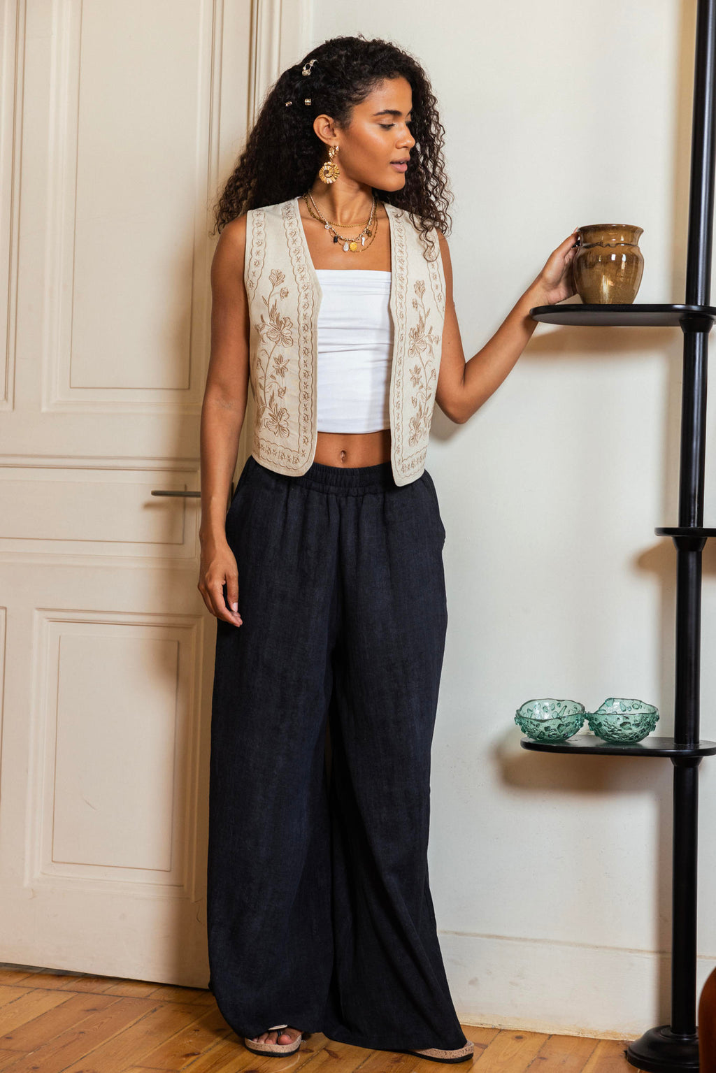 Signature Linen Vest