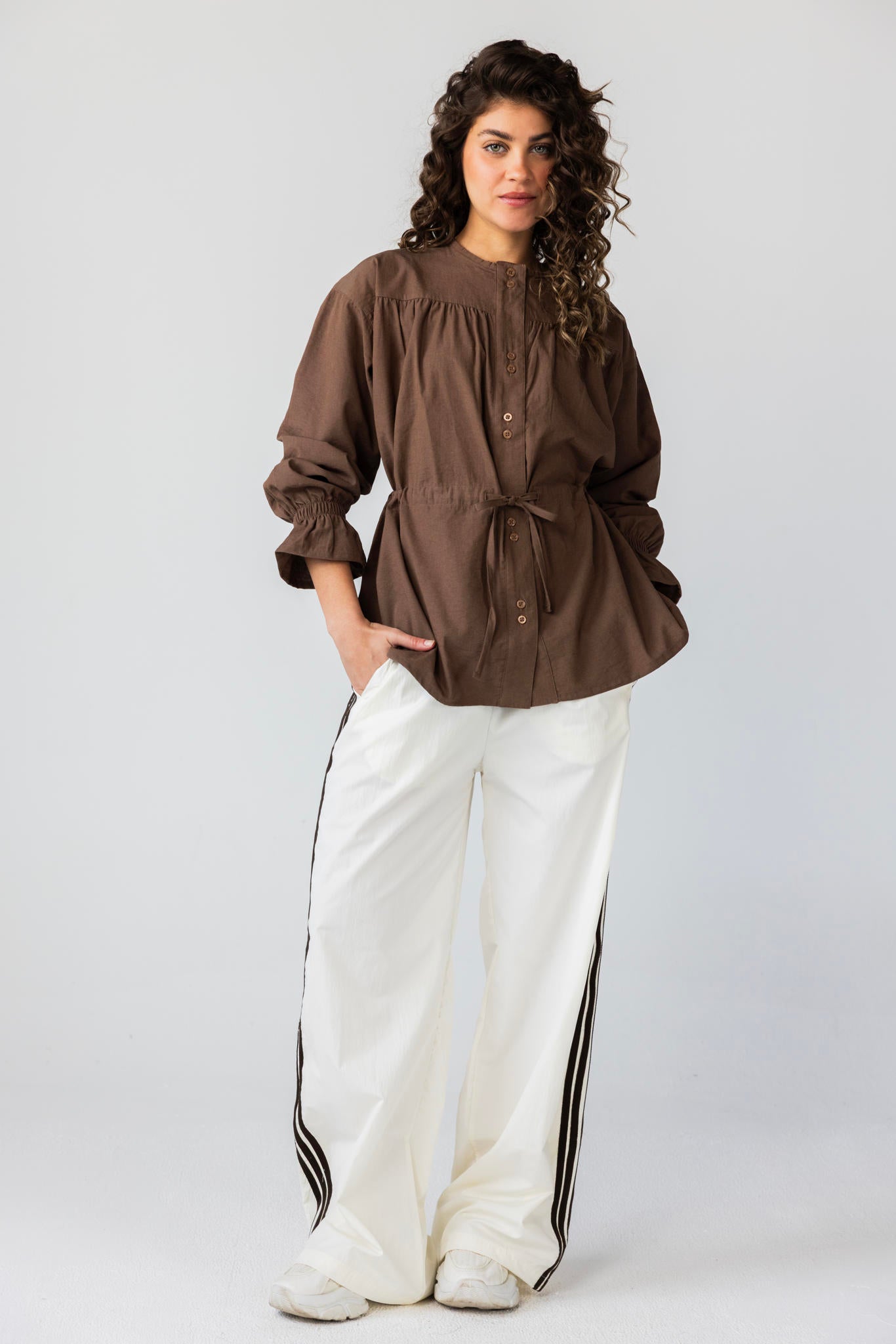 Double Button Blouse