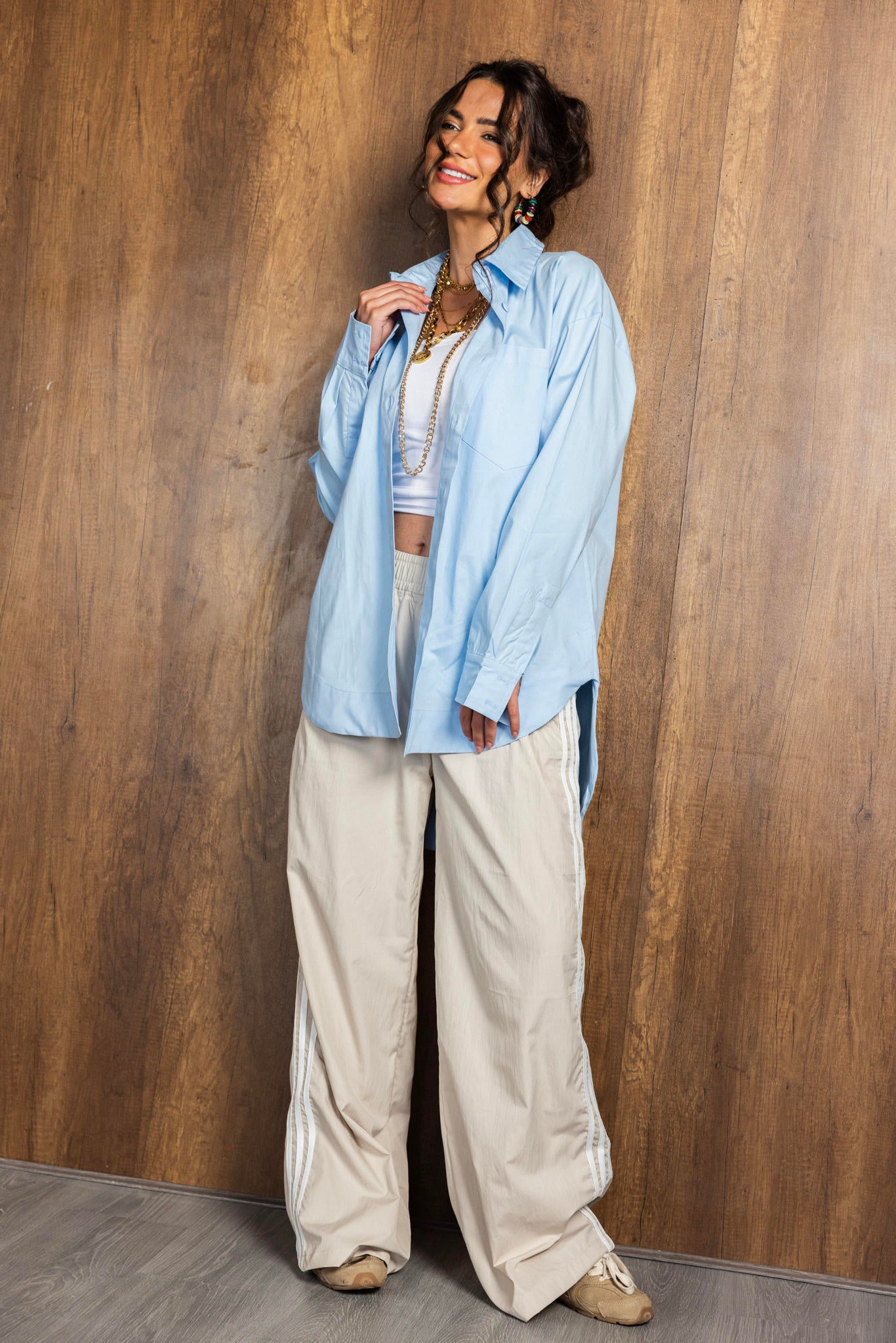Poplin Long Shirt