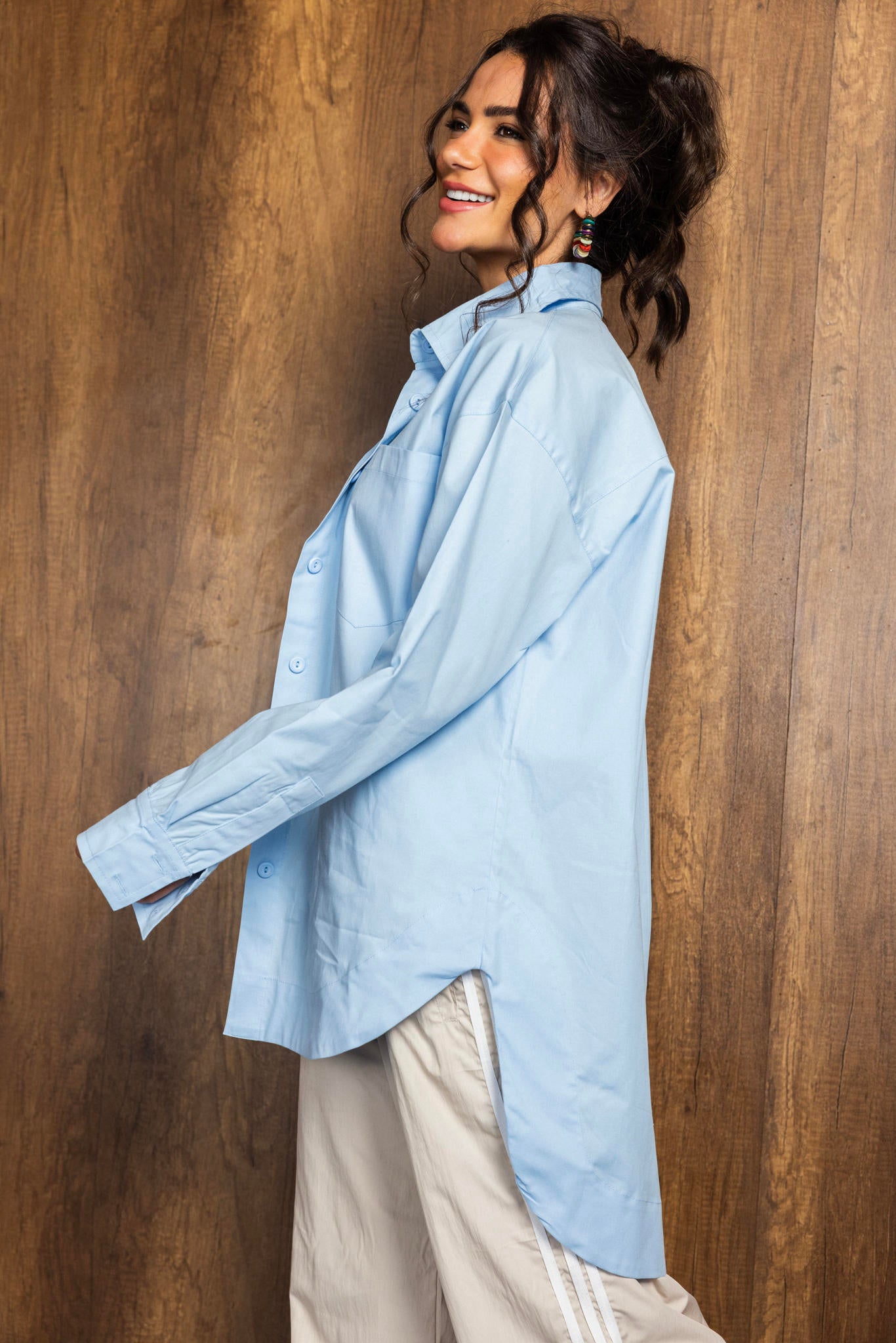 Poplin Long Shirt