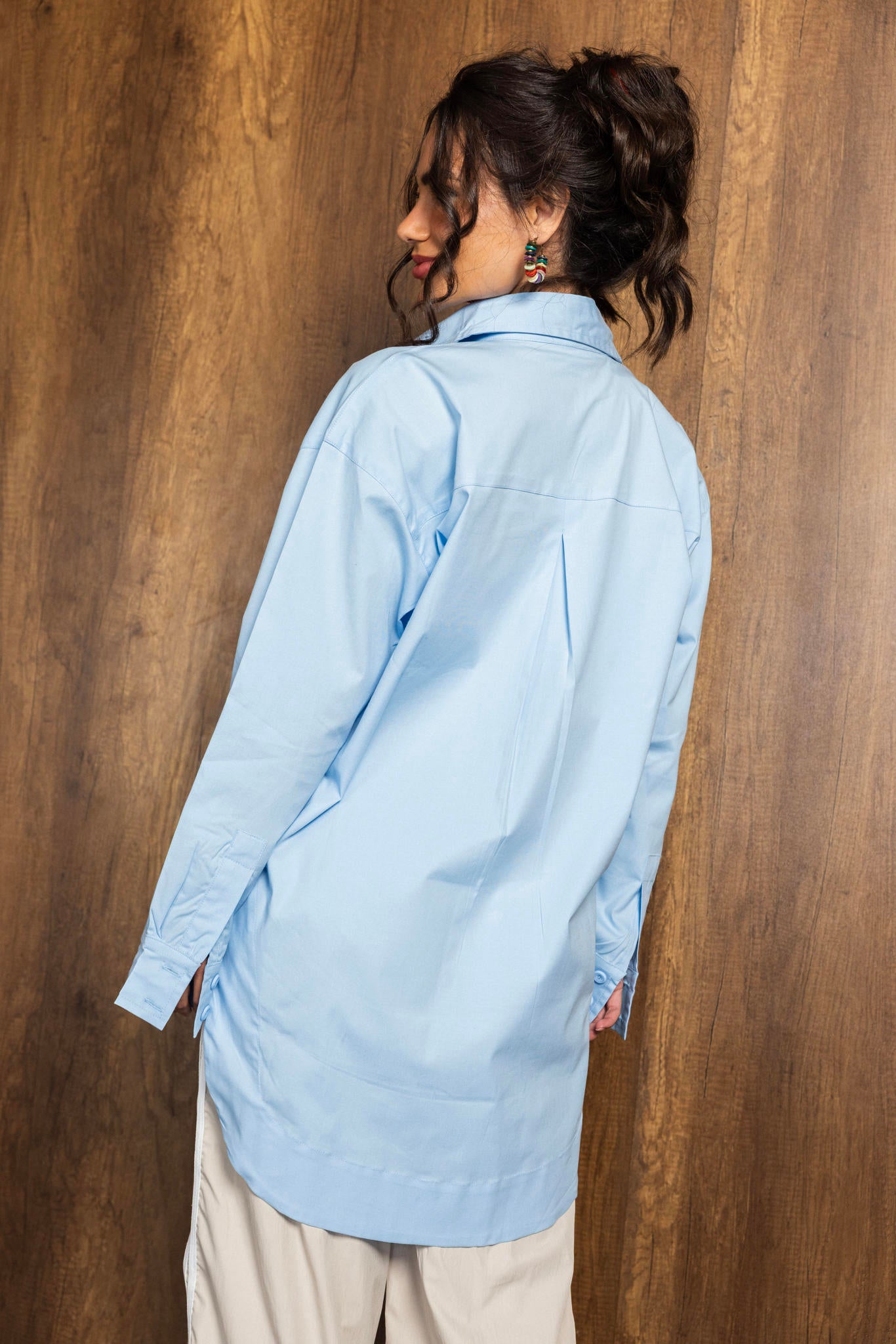 Poplin Long Shirt