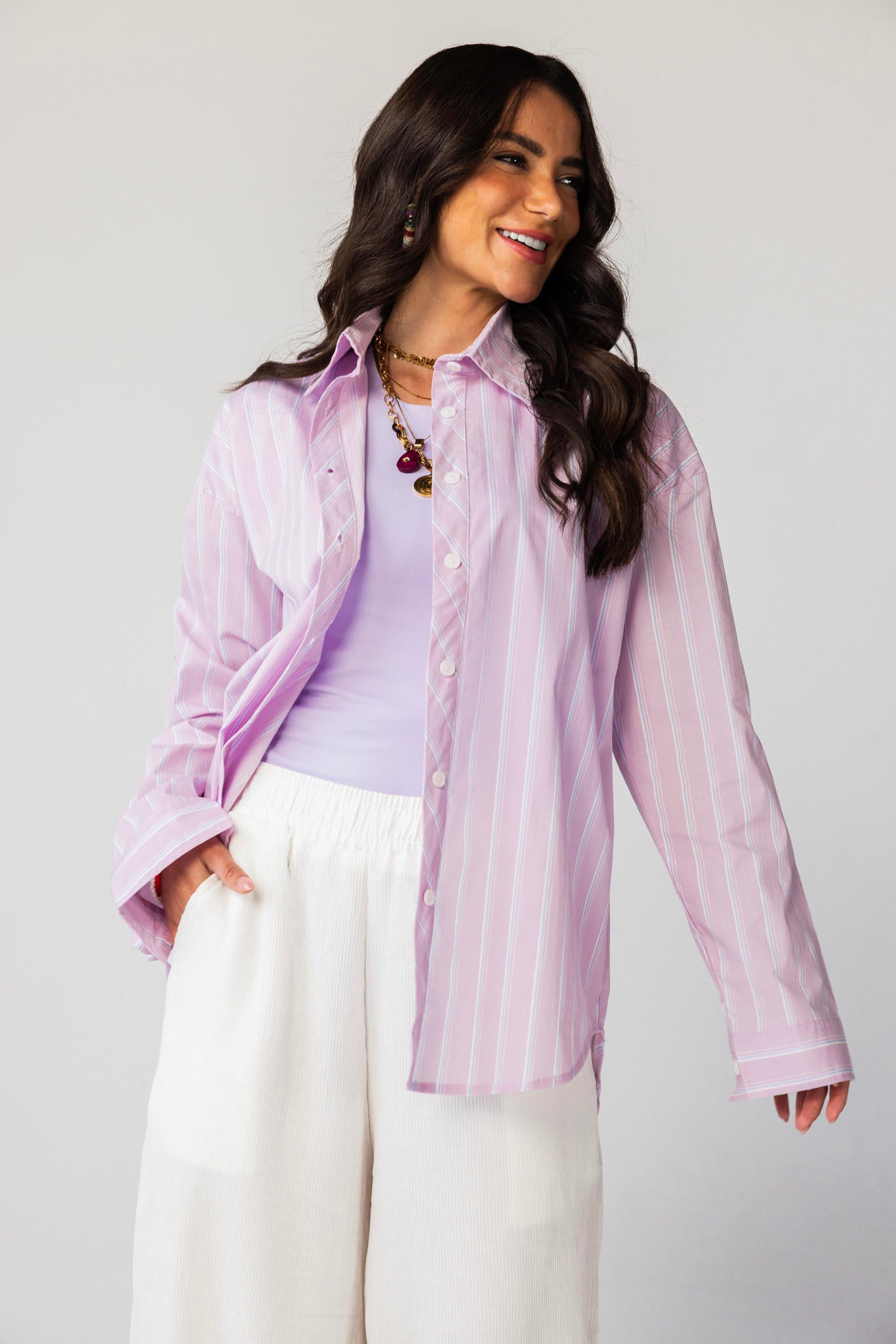 Striped Long Shirt