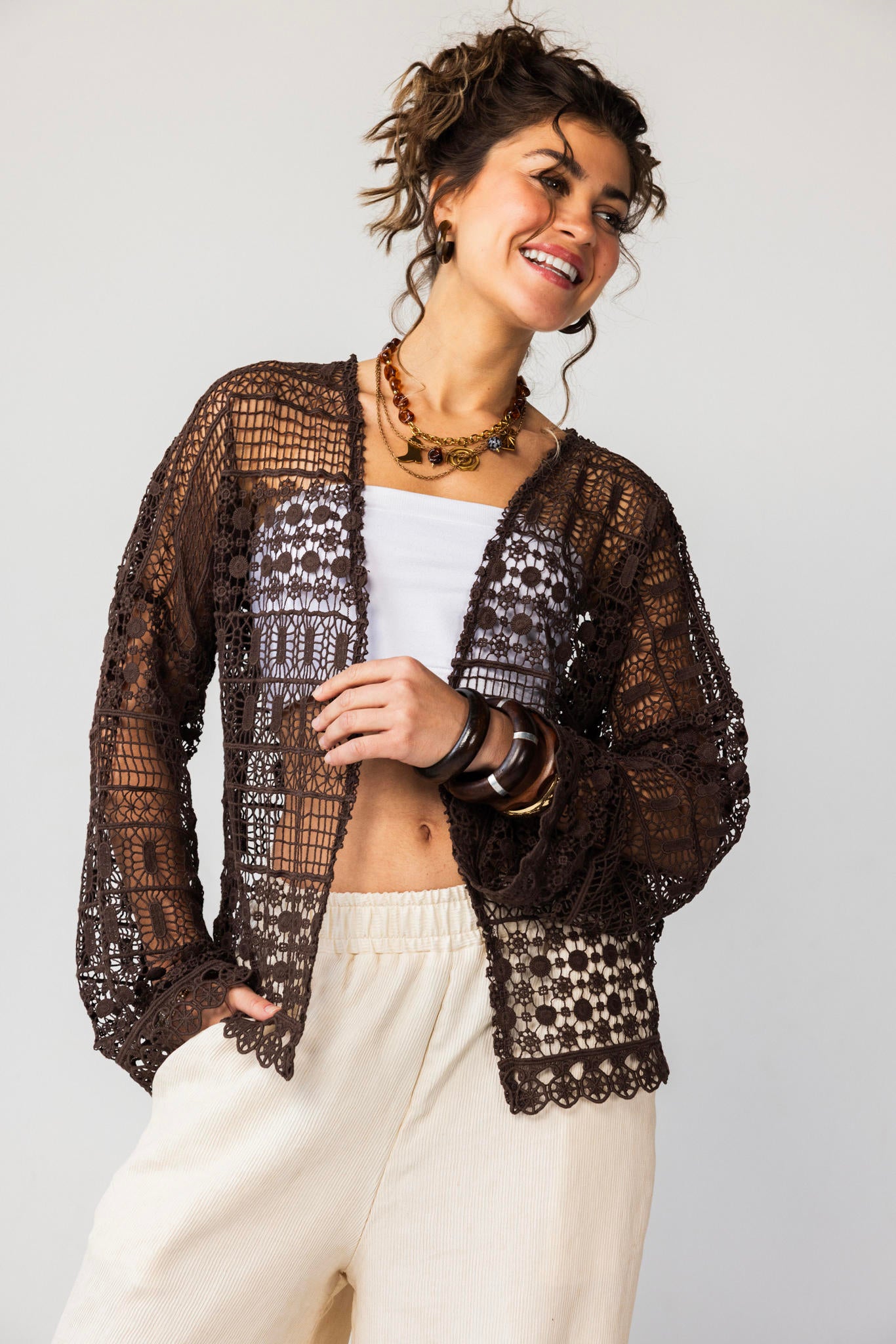 Coastal Mesh Cardigan