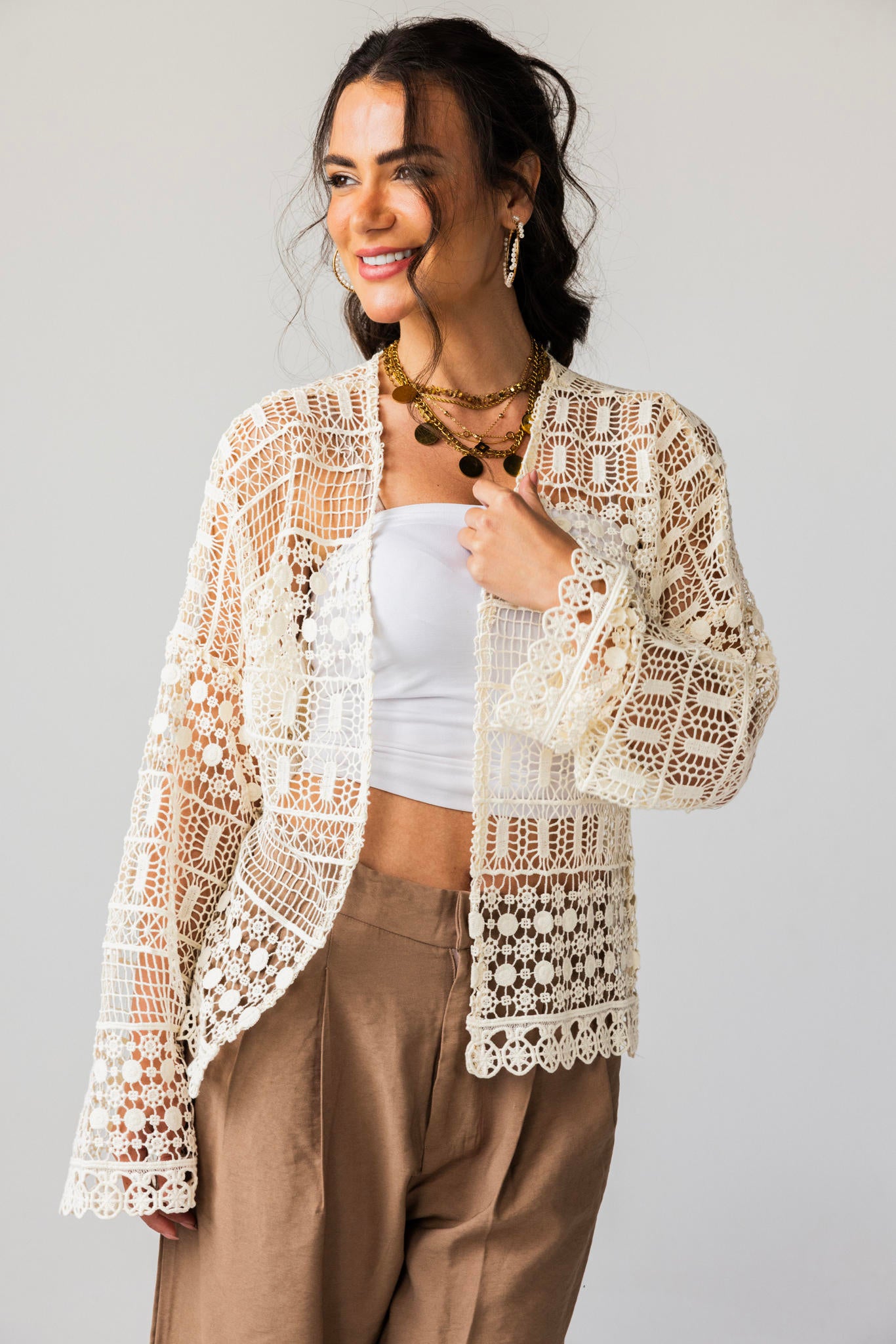 Coastal Mesh Cardigan