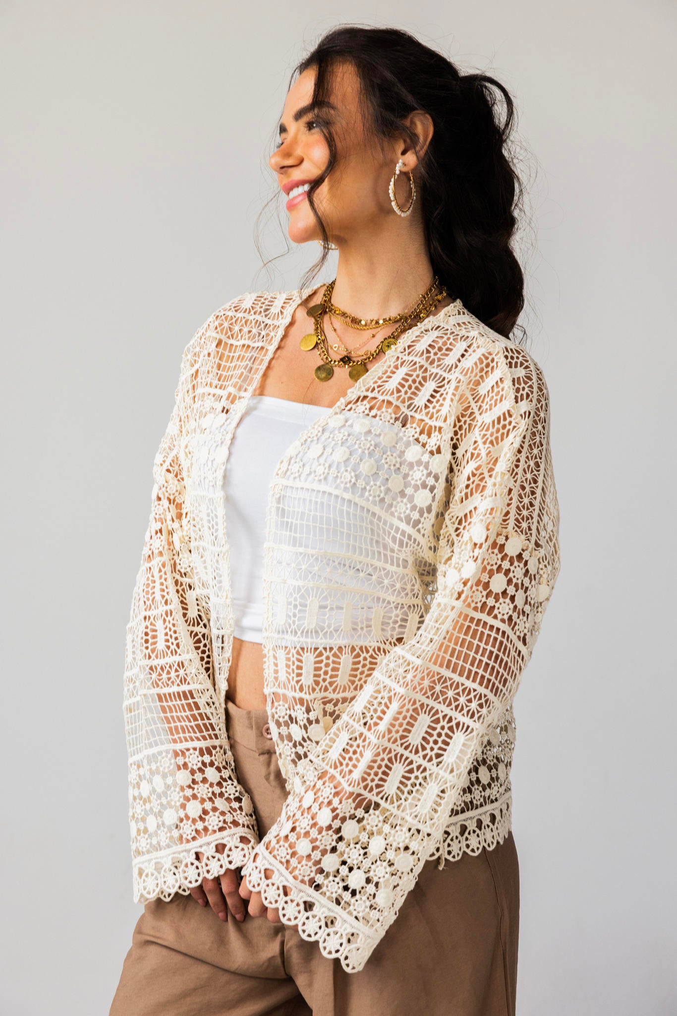 Coastal Mesh Cardigan