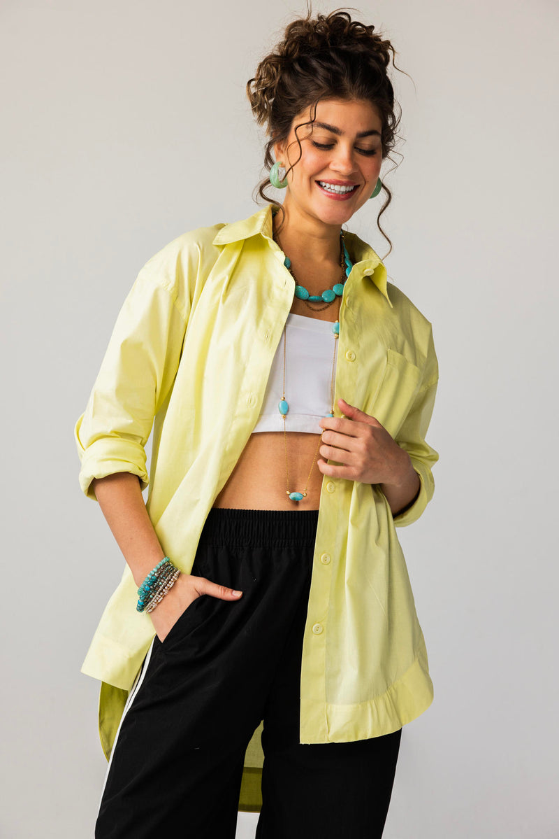 Poplin Long Shirt