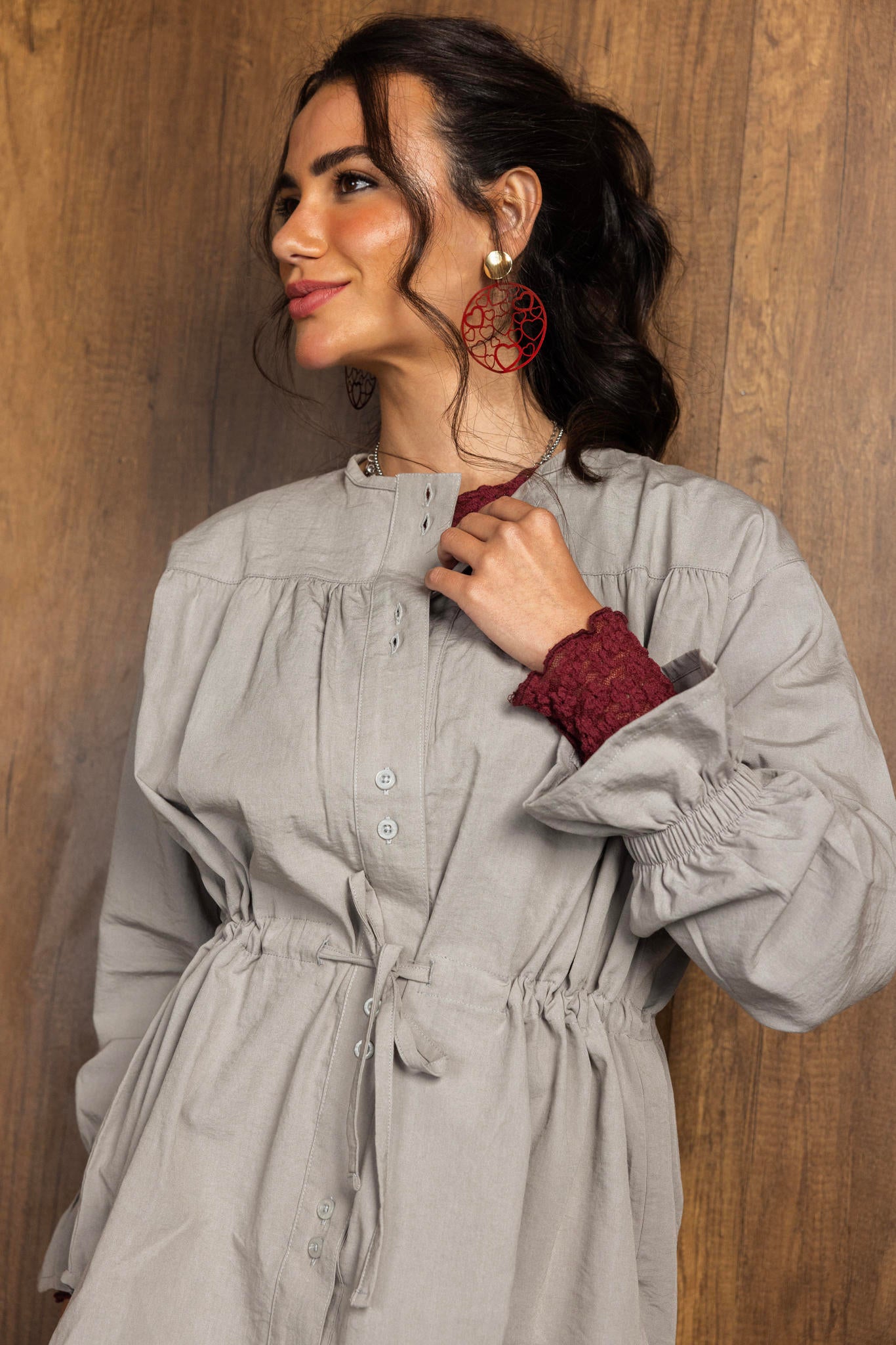 Double Button Blouse