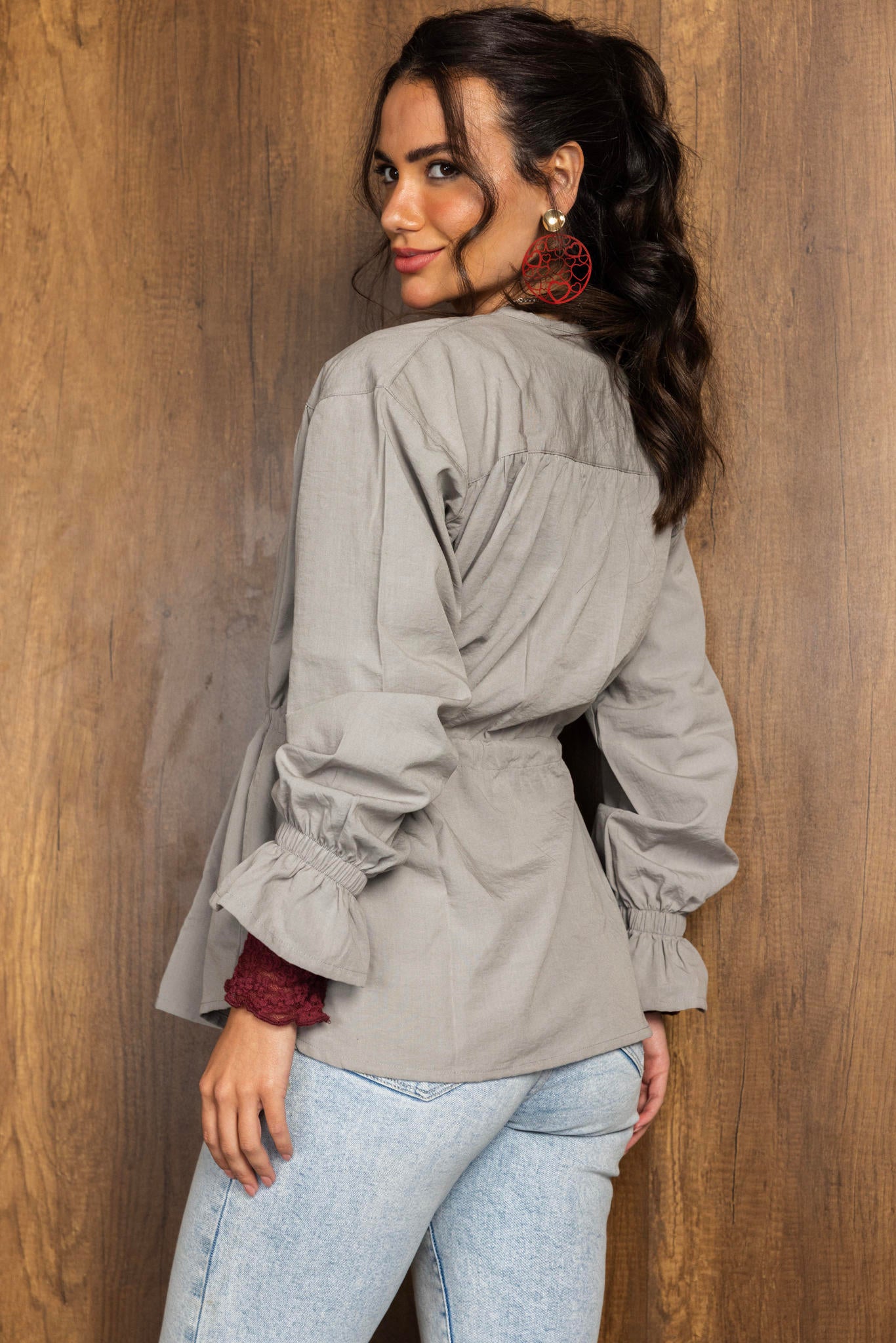 Double Button Blouse