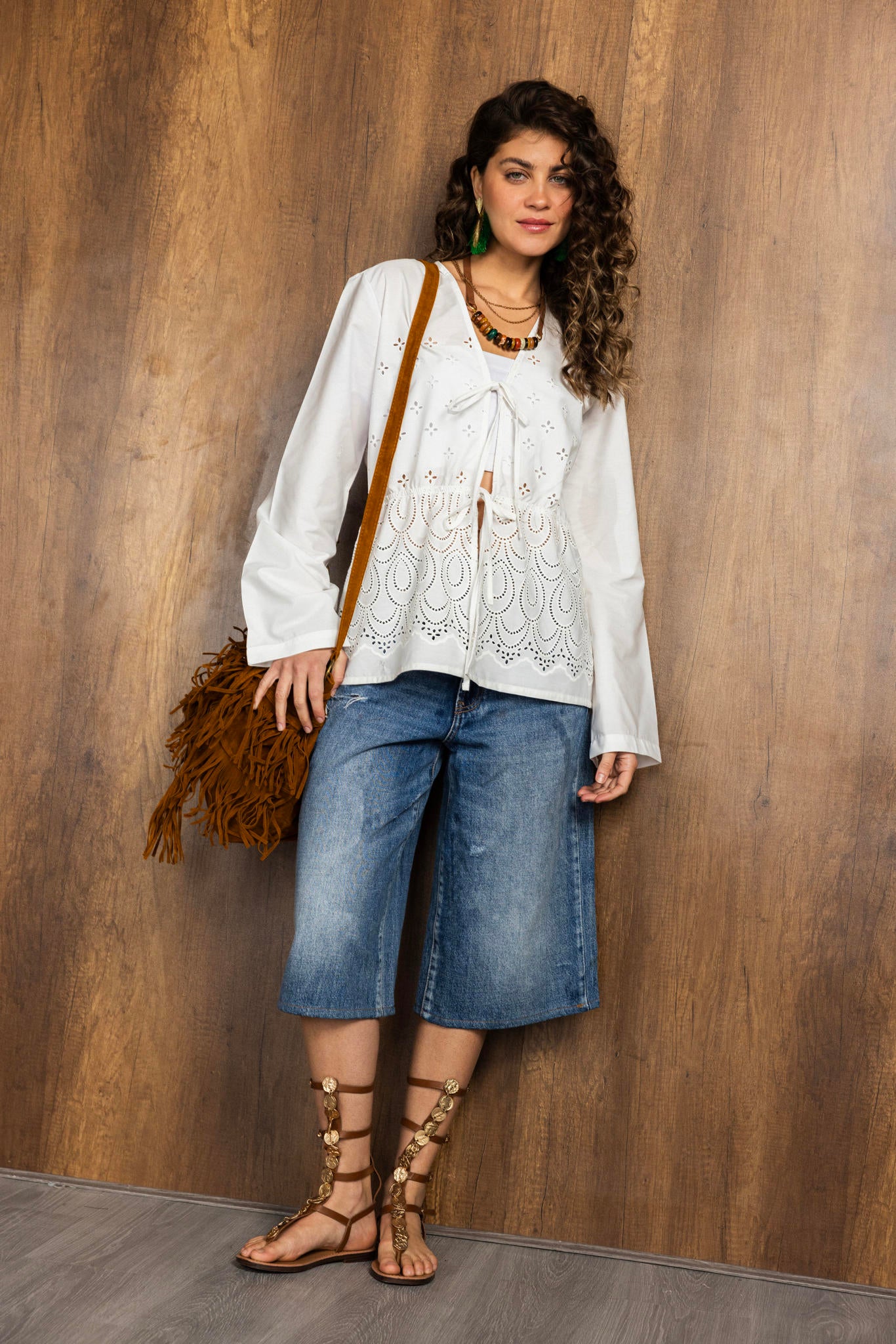 Embroidered Boho Blouse