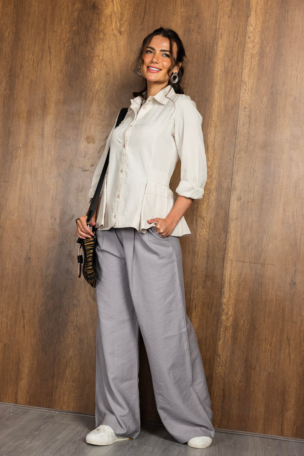Side Pleat Blouse
