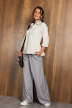 Side Pleat Blouse