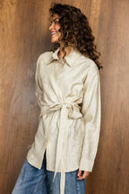 Wrapped Twist Blouse