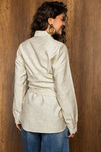 Wrapped Twist Blouse