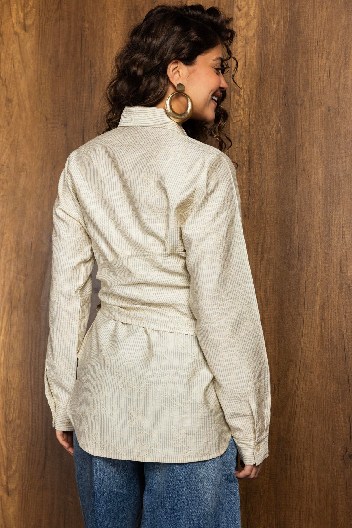 Wrapped Twist Blouse