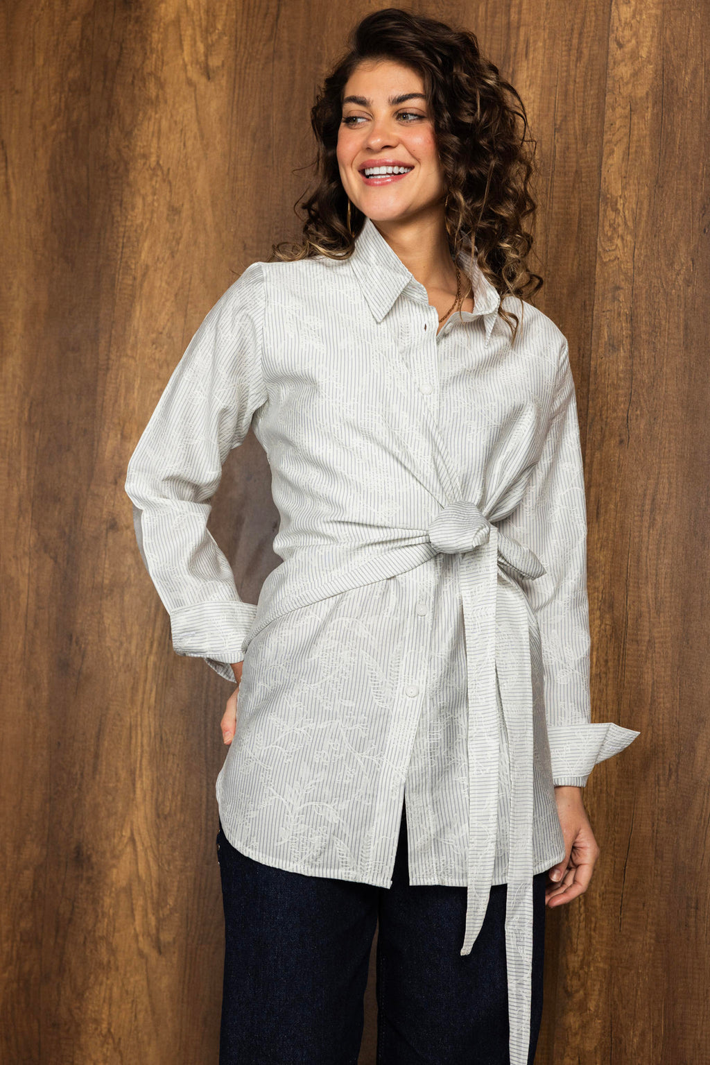 Wrapped Twist Blouse
