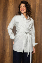Wrapped Twist Blouse
