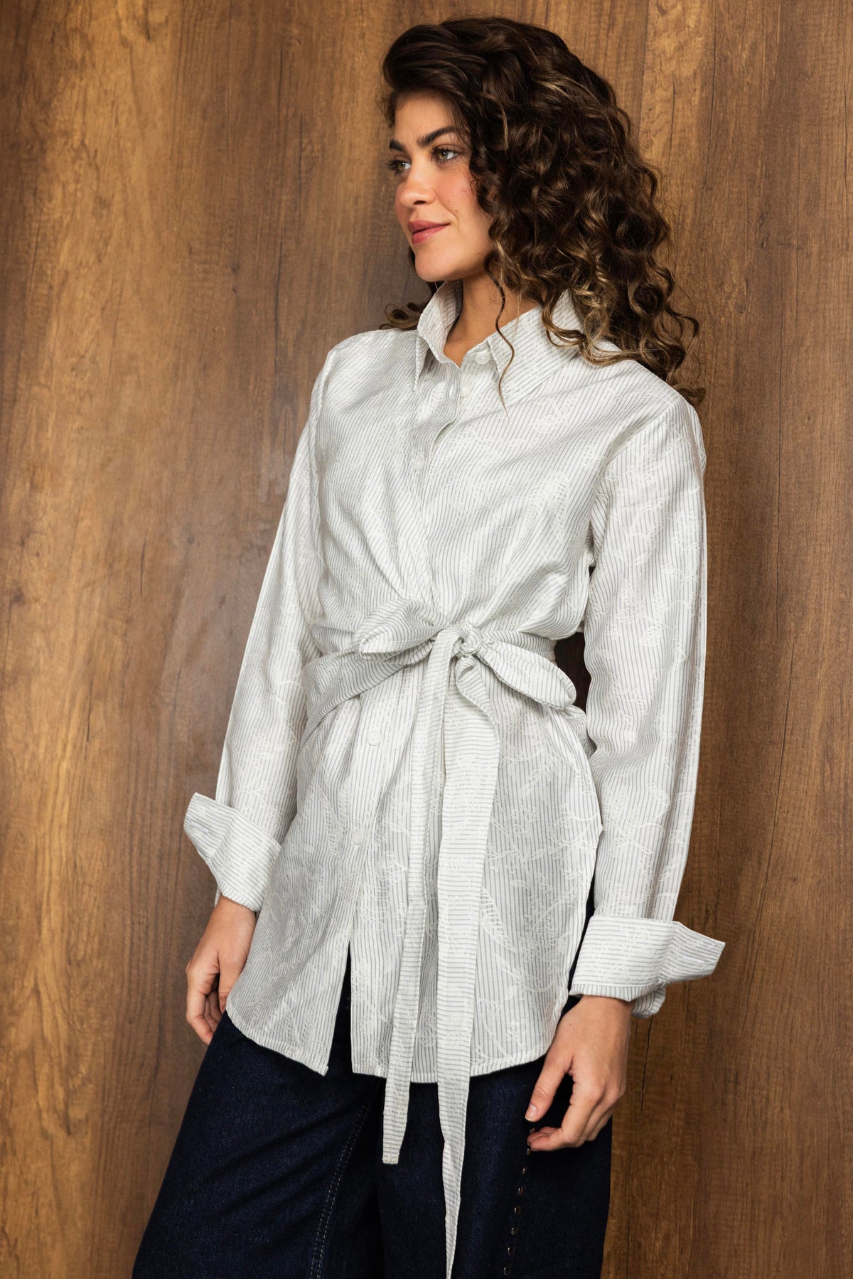 Wrapped Twist Blouse