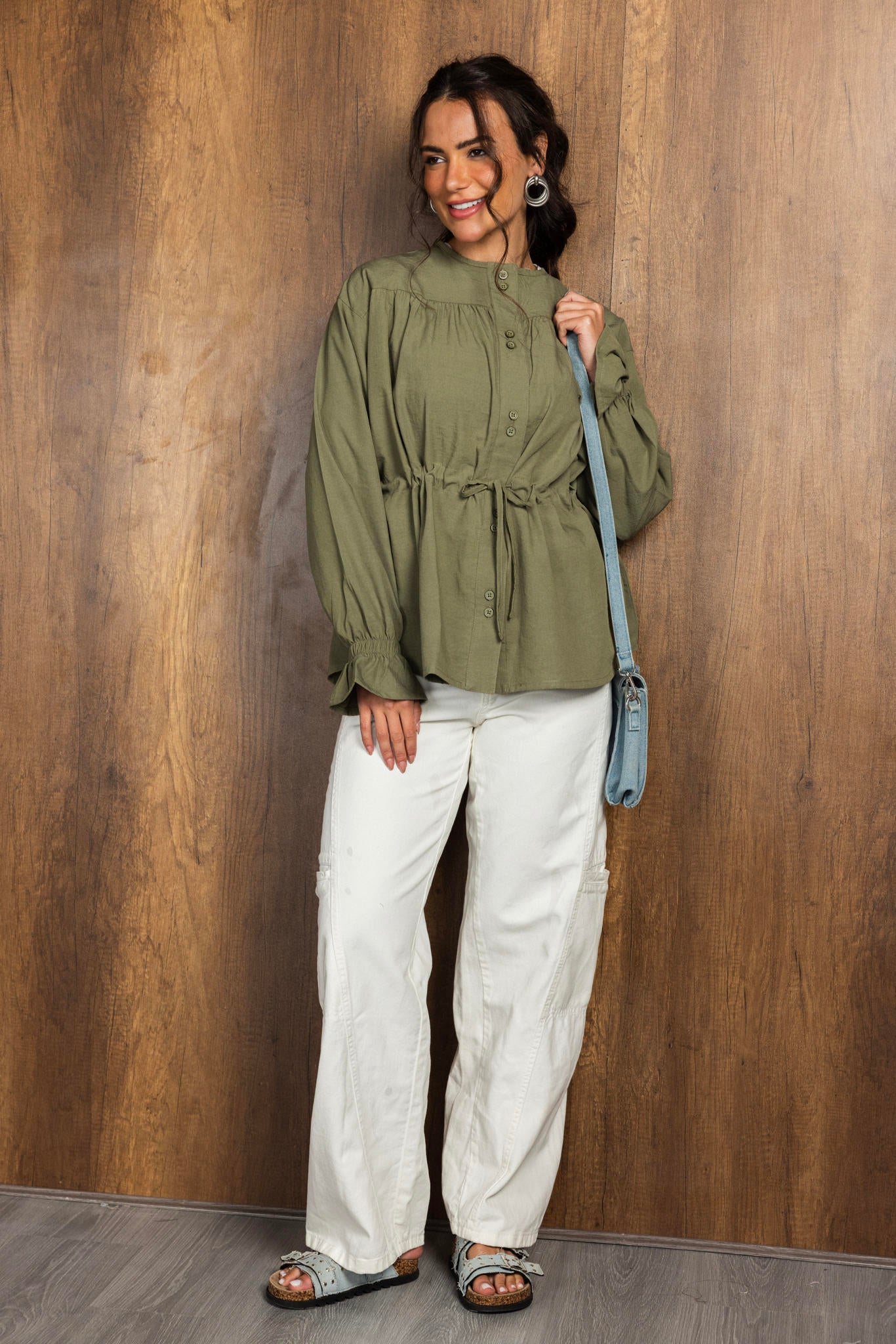 Double Button Blouse