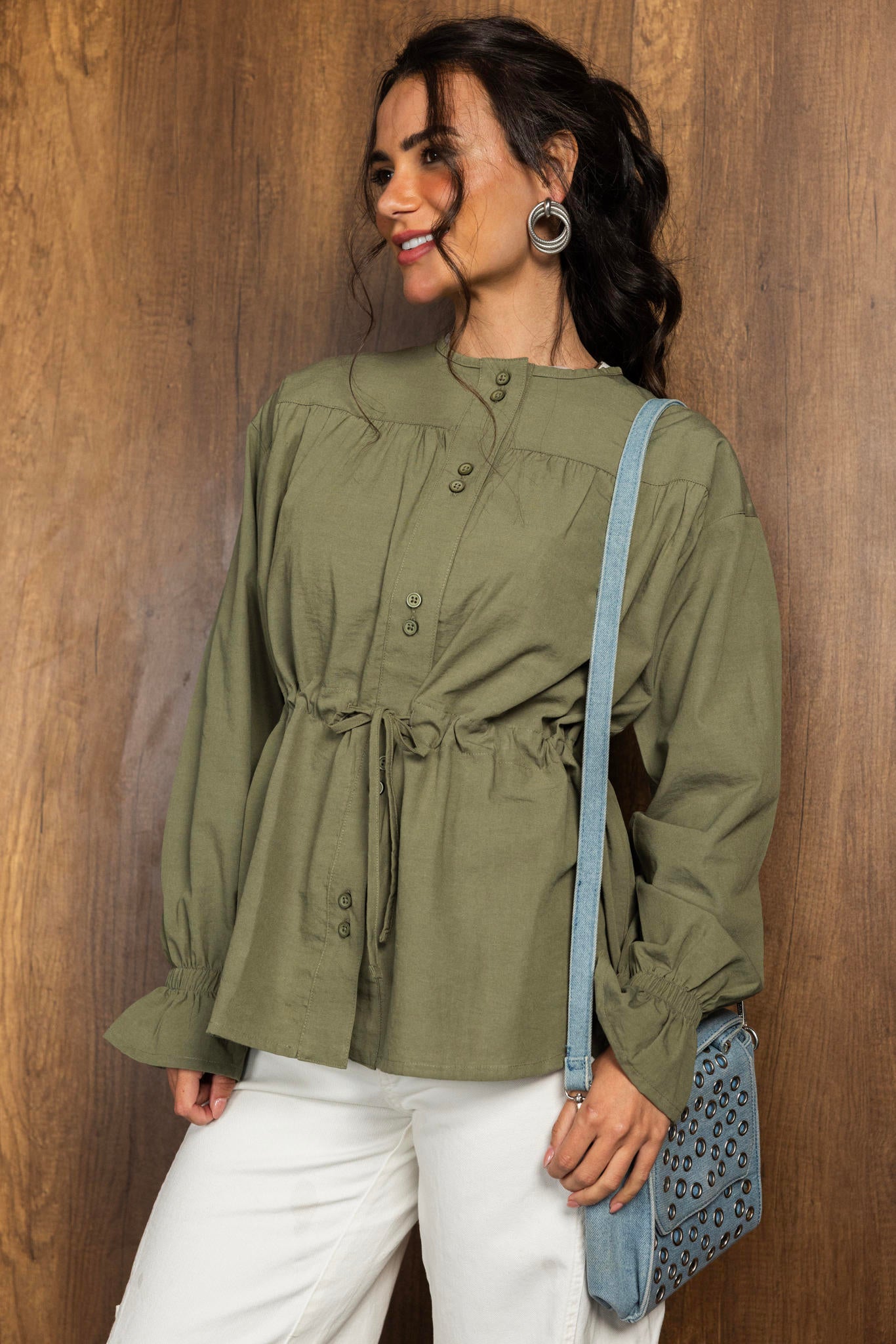 Double Button Blouse