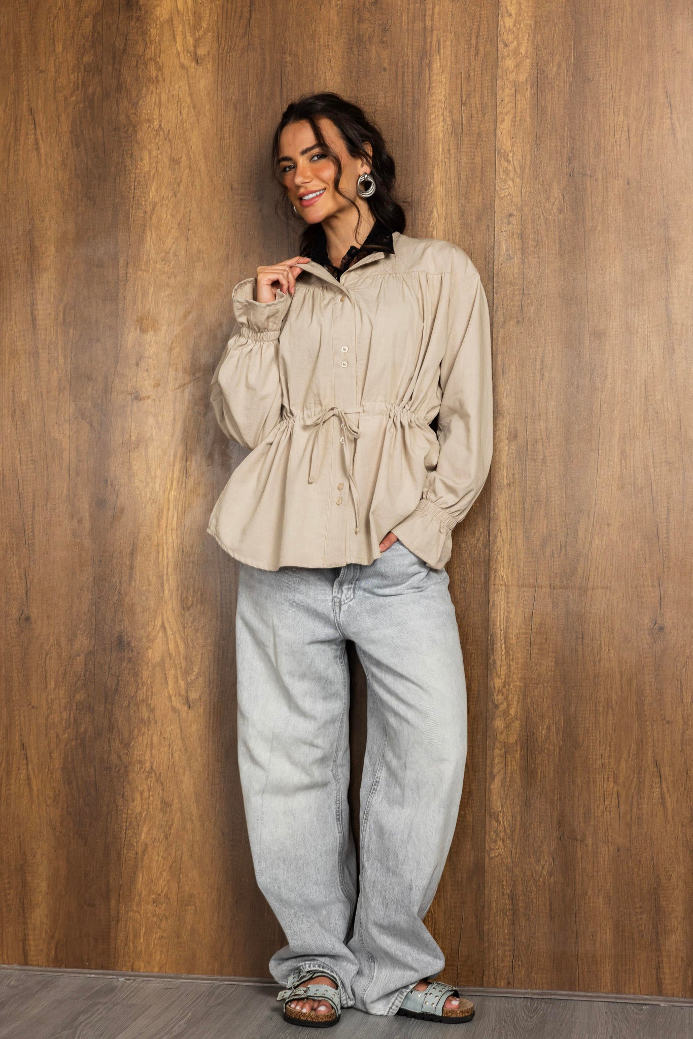 Double Button Blouse