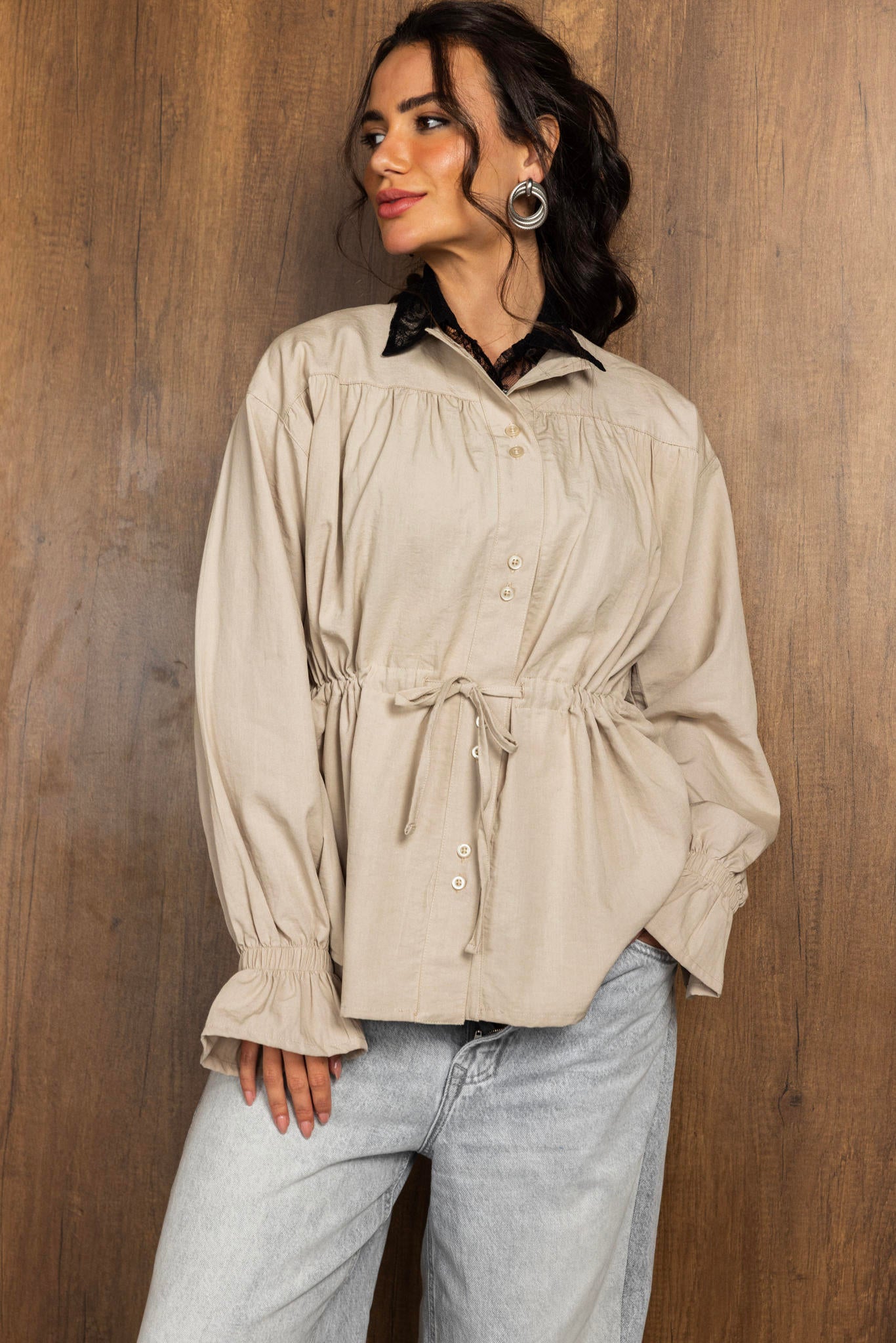 Double Button Blouse