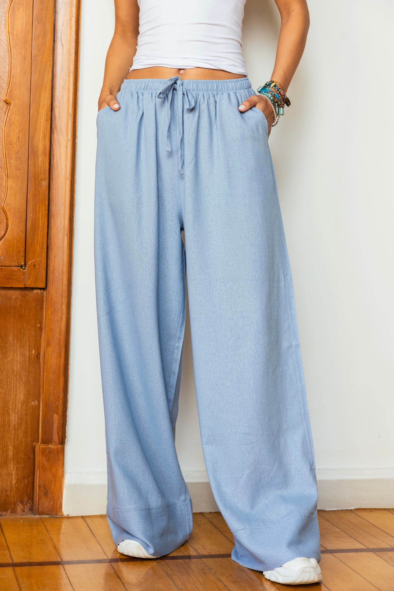 Linen Wide Leg Pants