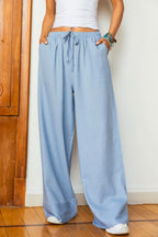 Linen Wide Leg Pants