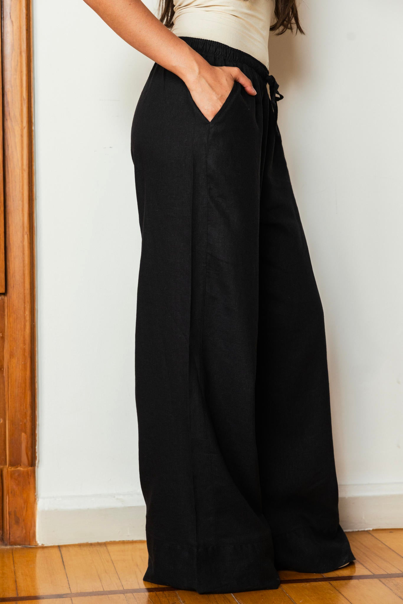 Linen Wide Leg Pants