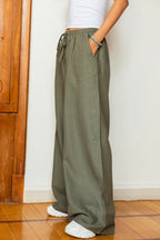 Linen Wide Leg Pants