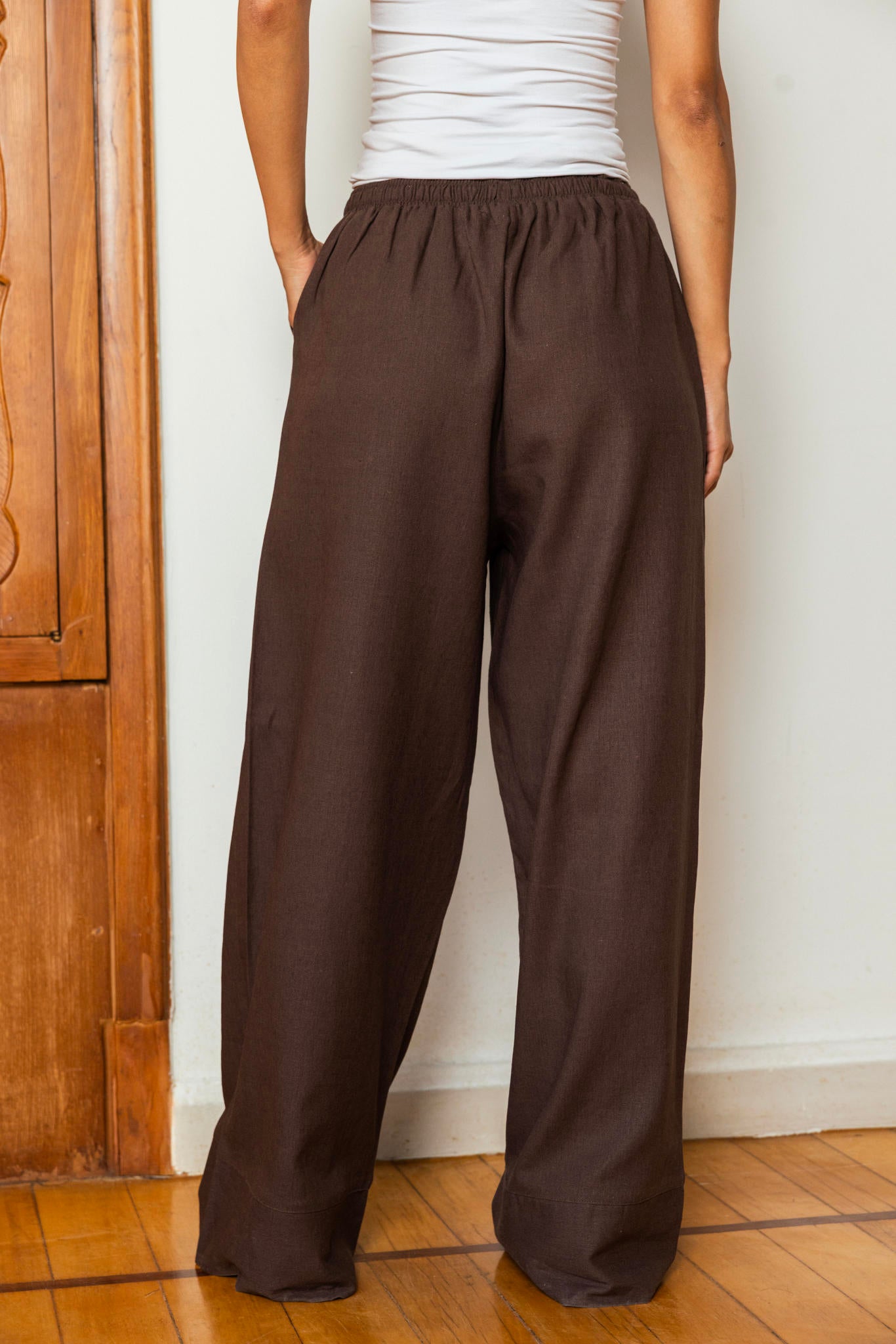 Linen Wide Leg Pants