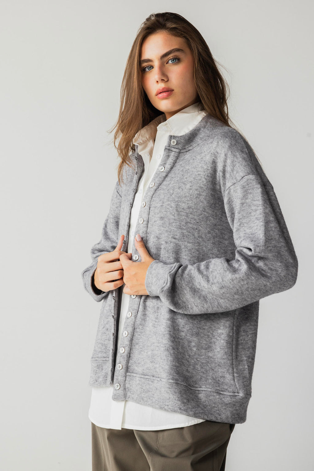 Twist Button Sweater