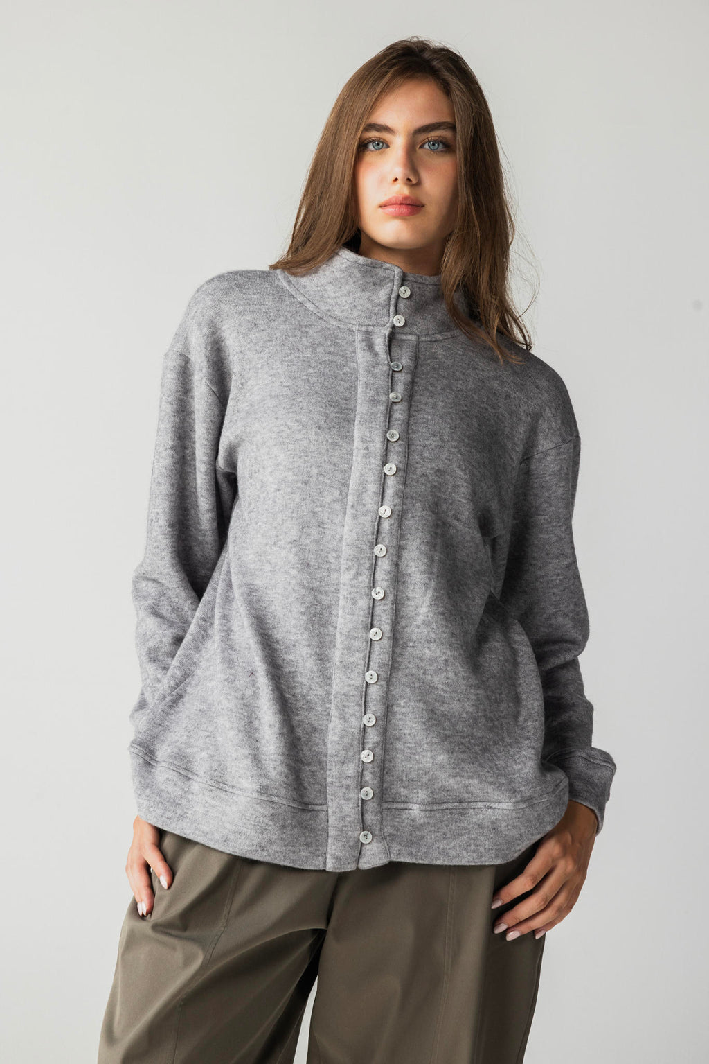 Twist Button Sweater